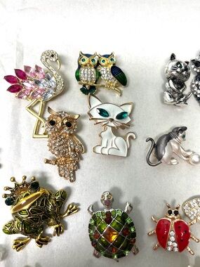 Brooches set of 26, NIP, good for resellers or collectors.  Ends Mon 11:00 PM E